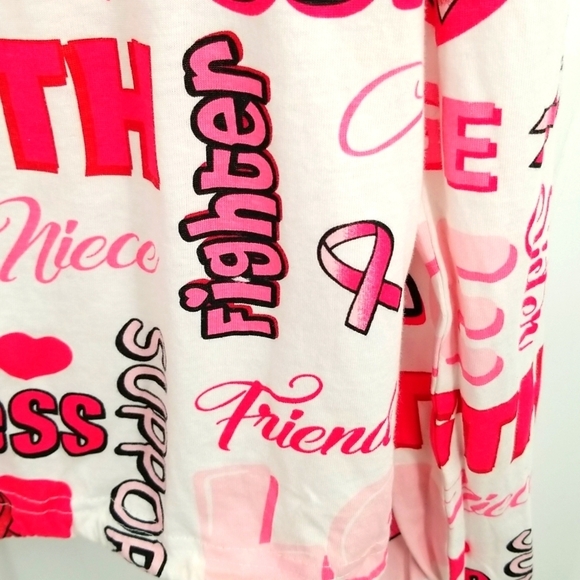 Donating 6/20/25 or Accepting Best Offer❤️3/$30 Breast Cancer Awareness Pink Top - Picture 7 of 11